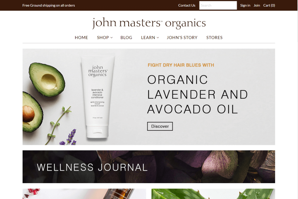 John Masters Organics Natural hair skin and body care products