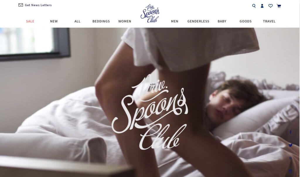 Priv. Spoons Club プライベート・スプーンズ・クラブの公式サイト画面キャプチャ
